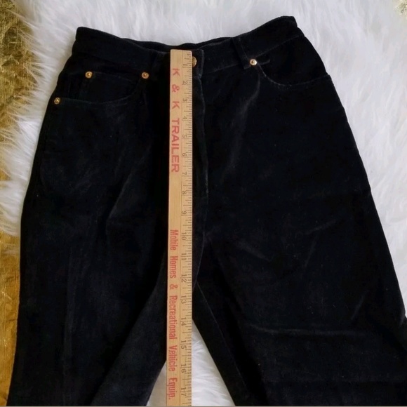 St.John Sport Pants Velvet Velour Gold Tag Marie G - Picture 3 of 7